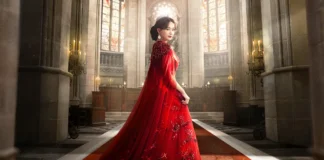 In foto la protagonista della serie L'Imperatrice Risposata.