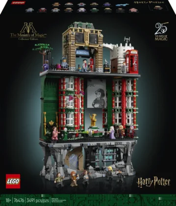 La confezione del set LEGO Harry Potter Ministero della Magia &ndash; Edizione del collezionista.