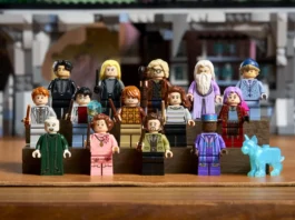 In foto i personaggi del set LEGO Harry Potter Ministero della Magia – Edizione del collezionista.