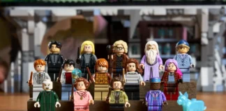 In foto i personaggi del set LEGO Harry Potter Ministero della Magia – Edizione del collezionista.