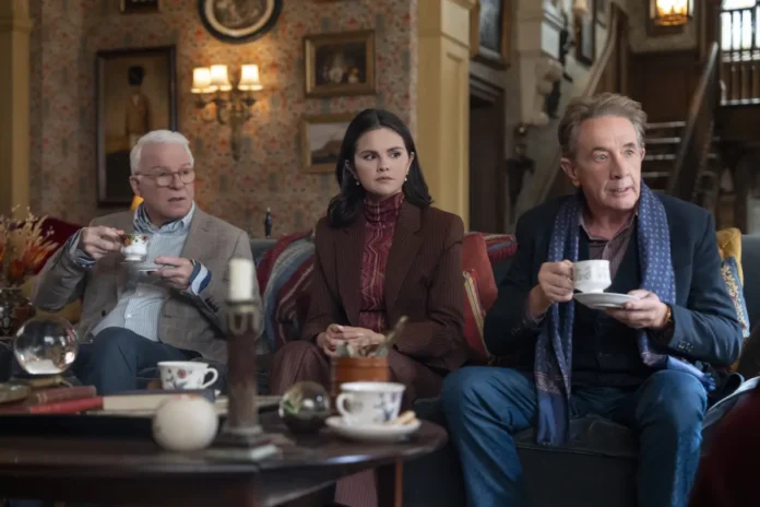 Steve Martin, Martin Short e Selena Gomez in Only Murders in London.