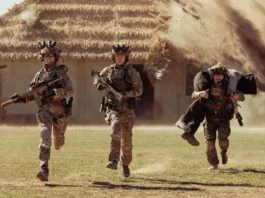Una scena dalla stagione 3 della serie Lioness.