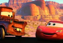 Cars: Motori Ruggenti torna al cinema per il 20° anniversario Una scena dal film Disney e Pixar Cars.