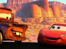 Cars: Motori Ruggenti torna al cinema per il 20° anniversario Una scena dal film Disney e Pixar Cars.