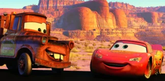 Una scena dal film Disney e Pixar Cars.