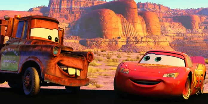Cars.ventennale.cover Una scena dal film Disney e Pixar Cars.