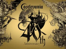 La cover che celebra i 40 anni del franchise di Castlevania.