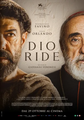 Il poster del film Dio ride.