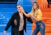 Costantino della Gherardesca e Diletta Leotta nel comedy show Paramount+ Knockout - Botte da comici.
