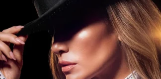 Jennifer Lopez nel poster del film-concerto Lo show di JLO.