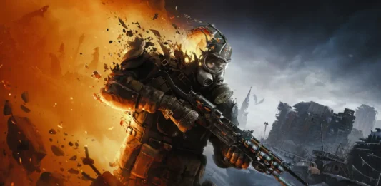La key-art del videogioco Metro 2039.
