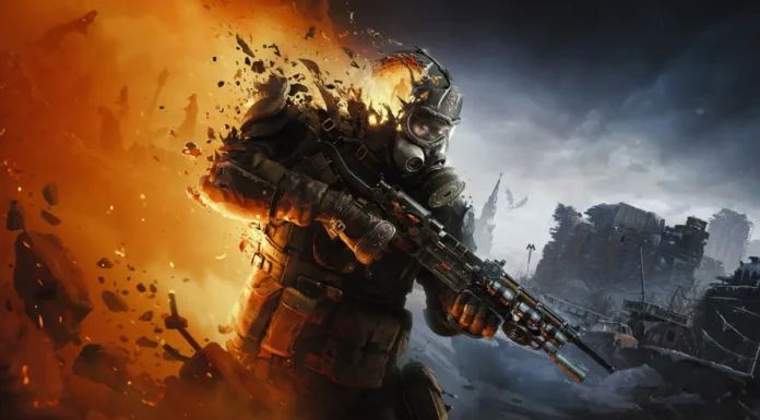 La key-art del videogioco Metro 2039.