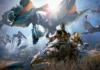 La key-art del videogioco Monster Hunter Wilds: Ascendance.