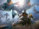 La key-art del videogioco Monster Hunter Wilds: Ascendance.