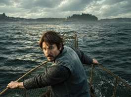 Josh Hartnett nella key-art della serie Netflix Below.