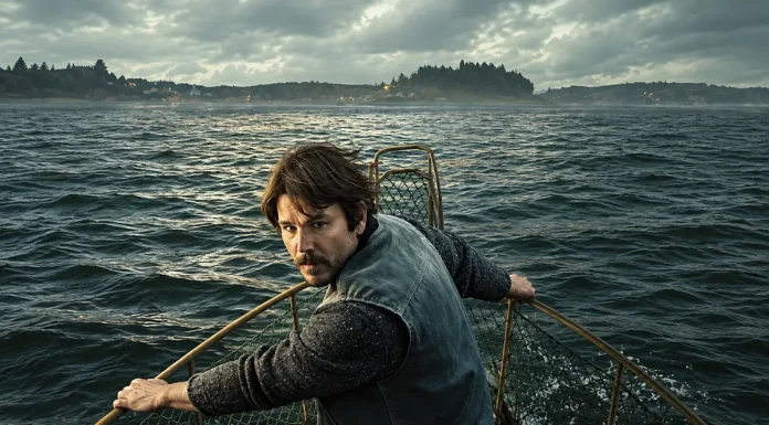 Josh Hartnett nella key-art della serie Netflix Below.