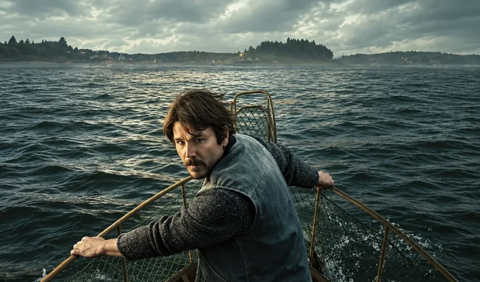 Josh Hartnett nella key-art della serie Netflix Below.