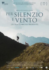 Il poster del film Per silenzio e vento.