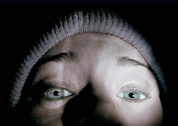 Una foto del poster dell'horror The Blair Witch Project.