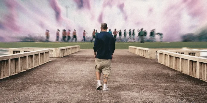 L'ex calciatore Daniele De Rossi nel poster della docuserie Sky Radici.