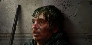 Austin Abrams nel poster dell'horror Resident Evil.