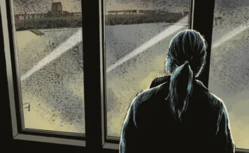 Uma immagine del fumetto Silent Hill: Townfall - The Dock House.