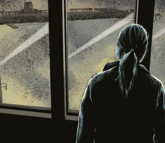 Uma immagine del fumetto Silent Hill: Townfall - The Dock House.