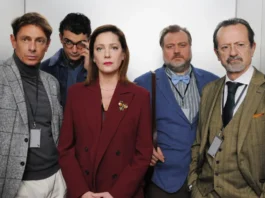 In foto i protagonisti del film Sotto a chi tocca.