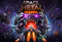 Space Metal Mania: il gioco arcade metal con Dave Mustaine arriva su Amazon Luna La key-art dello sparatutto arcade per Amazon Luna Space Metal Mania.