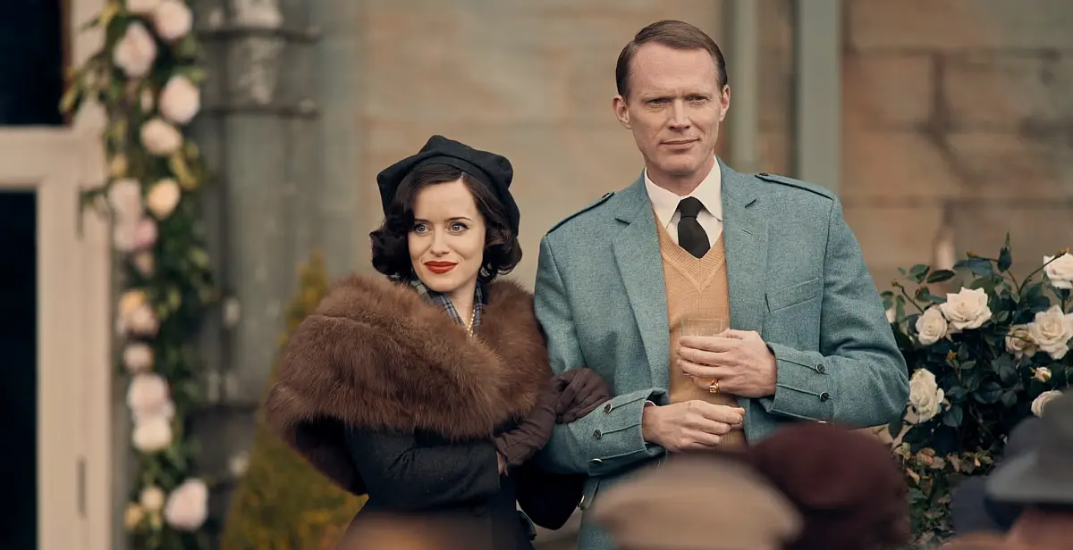 Una scena dalla serie A Very British Scandal.