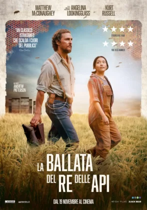 Il poster del film La ballata del re delle api.
