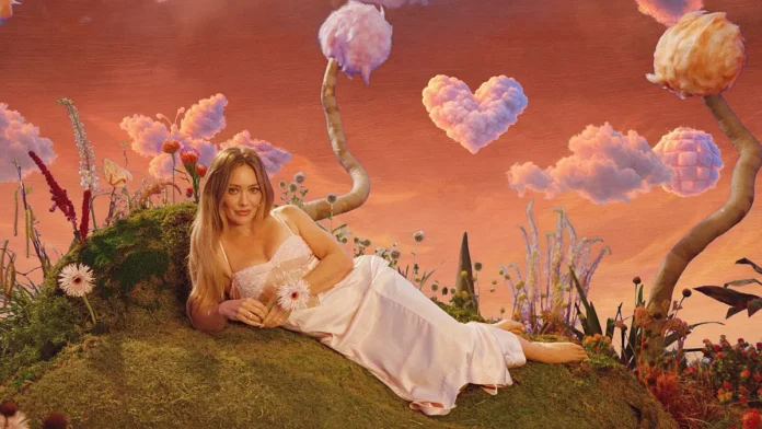 La cantante Hilary Duff nel video del brano CATastrophe.
