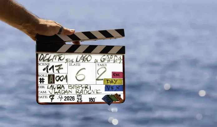 Il primo ciak della serie Hulu Delitto sul Lago di Garda.