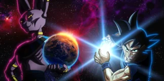 La key-art dell'anime Dragon Ball Super: Beerus.