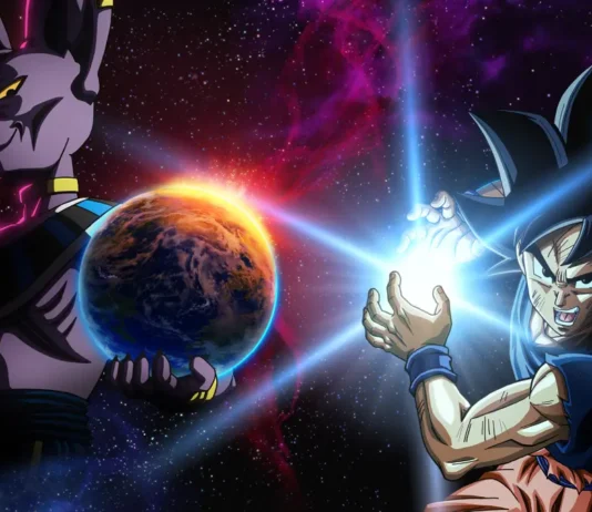 La key-art dell'anime Dragon Ball Super: Beerus.