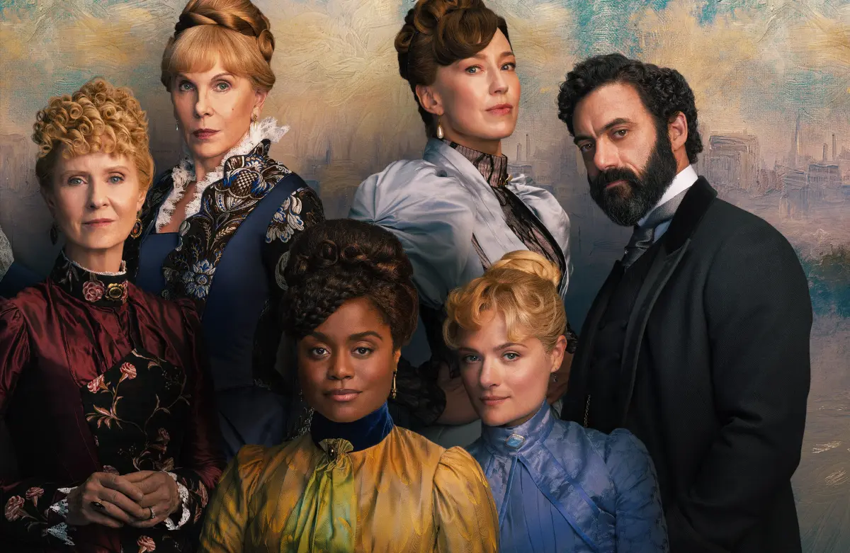 In foto i protagonisti della stagione 4 della serie The Gilded Age.