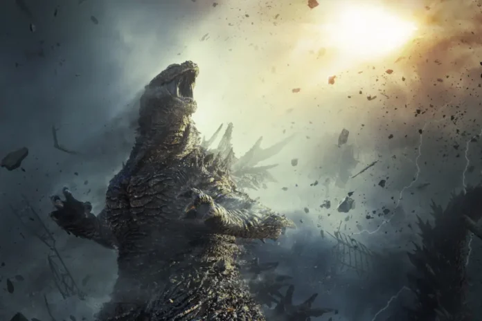 Il mastodontico Godzilla nel film Godzilla Minus Zero.