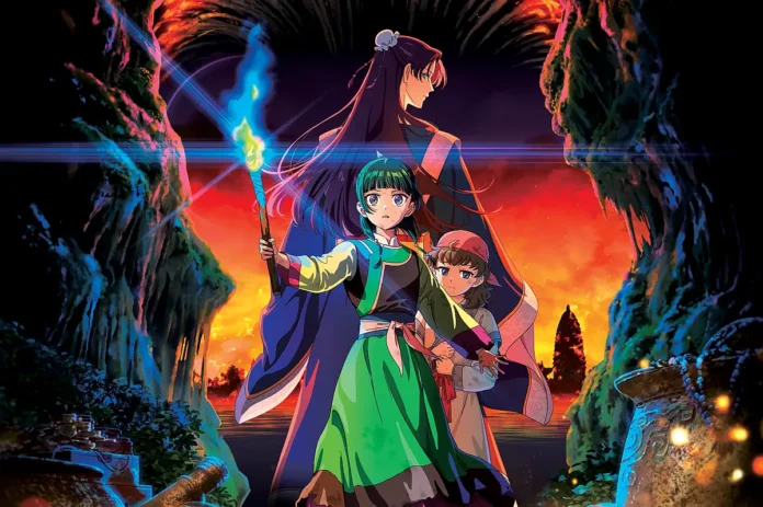 La key art dell'anime Il Monologo della Speziale: The Late Lady’s Treasure.