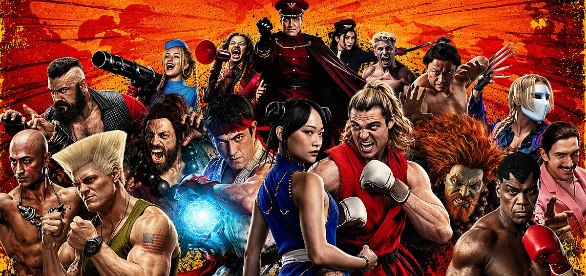 In foto i personaggi del film Street Fighter.