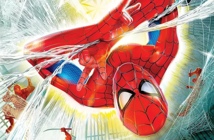 La cover dell'edizione Steelbook del film Spider-Man: Brand New Day.