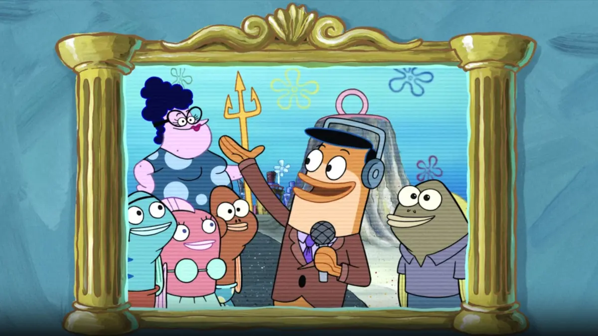 Una scena dallo speciale SpongeBob & Patrick - Pasticcio Temporale.