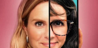 La giornalista Mariana van Zeller nella key-art del documentaio Super Truffami.