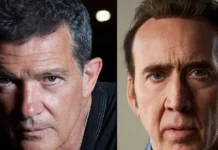 In foto Antonio Banderas e Nicolas Cage.