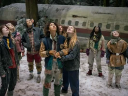 Una scena dalla stagione 4 della serie Paramount+ Yellowjackets.
