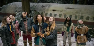 Una scena dalla stagione 4 della serie Paramount+ Yellowjackets.