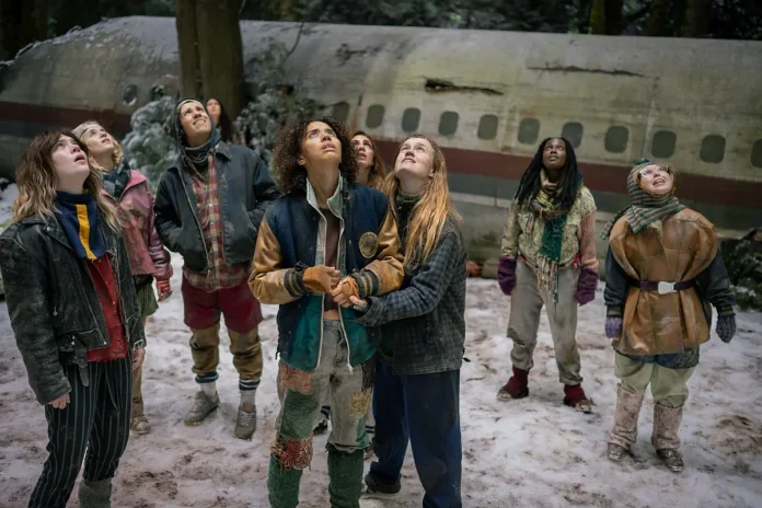 Una scena dalla stagione 4 della serie Paramount+ Yellowjackets.